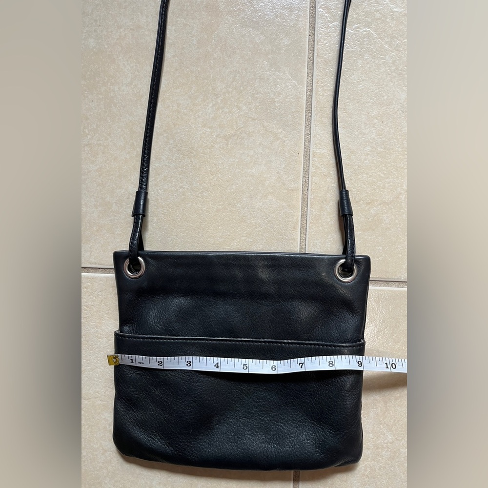 Margot Women’s Genuine Leather Small Crossbody Bag Black EUC - Picture 7 of 13